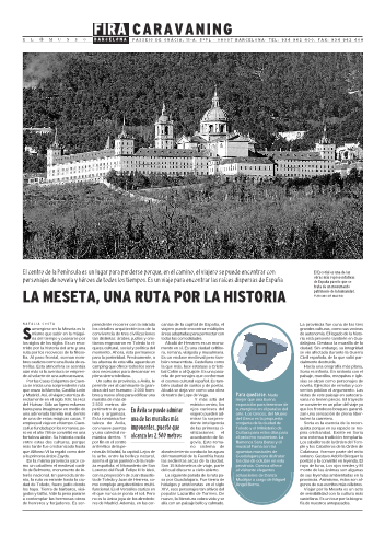 La meseta, una ruta por la historia — El Mundo · Caravaning